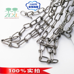 Factory direct 1.9mm304 stainless steel Knotted chain pet chain lighting chain does not rust clothes chain lifting chain