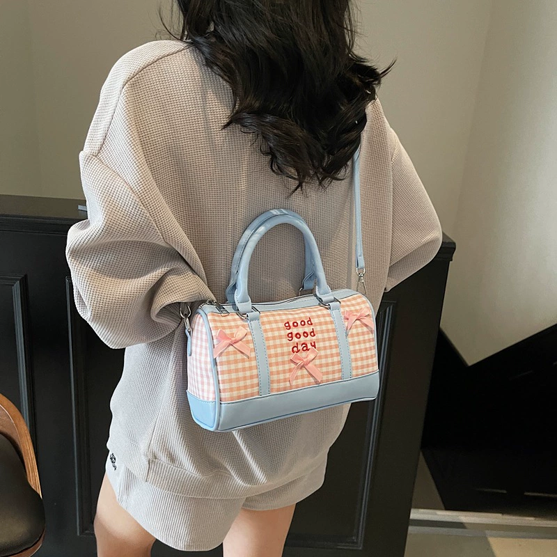 Brand backpack with bow, accessory, shoulder bag