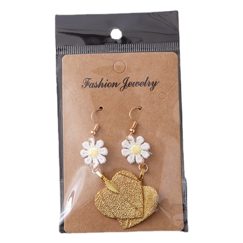 Bolsa autoadhesiva de película nacarada blanca, cabeza de tarjeta transparente, bolsa autoadhesiva de embalaje opp, bolsa de orificio colgante de película de plástico personalizada