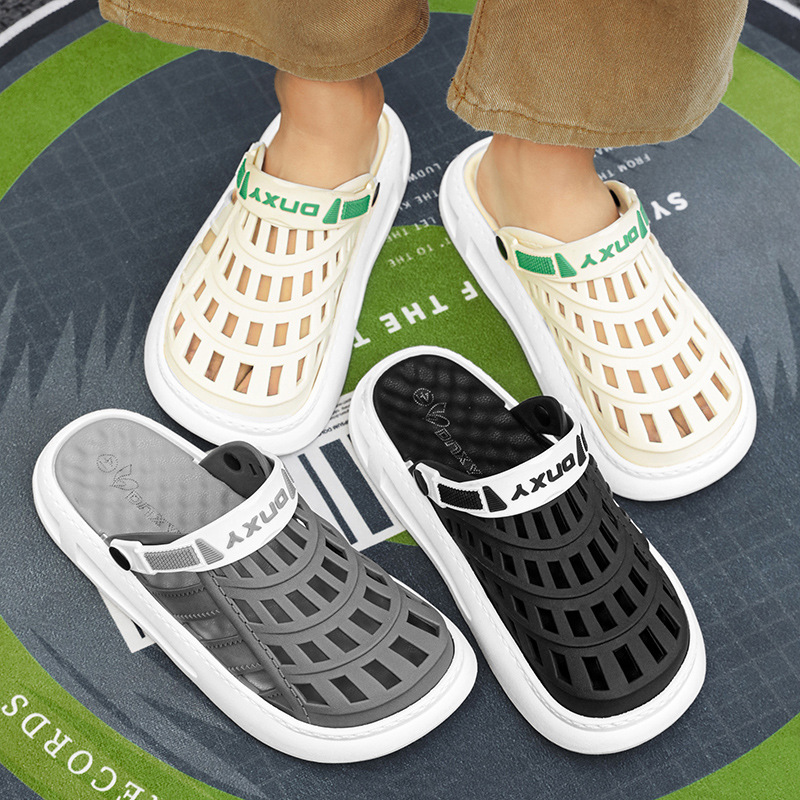 Sandalias de playa de verano para hombres, zapatillas deportivas, zapatos de agujero cómodos, sandalias deportivas de playa