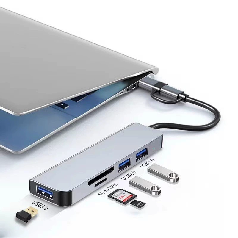 Расширитель usb3.0 пять в одном многофункциональная док-станция расширения стыковочный концентратор typec