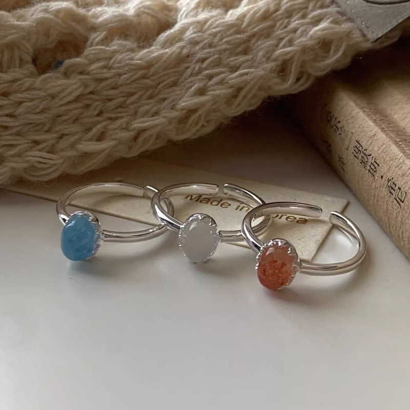 Exquisite Layered Moonstone Open Ring For Women Designer Style_voghion.com