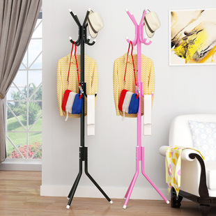 Wrought Iron Coat Rack Multi-functional Color Fashion Hanger Creative Clothes Rack Floor Bedroom Simple Modern