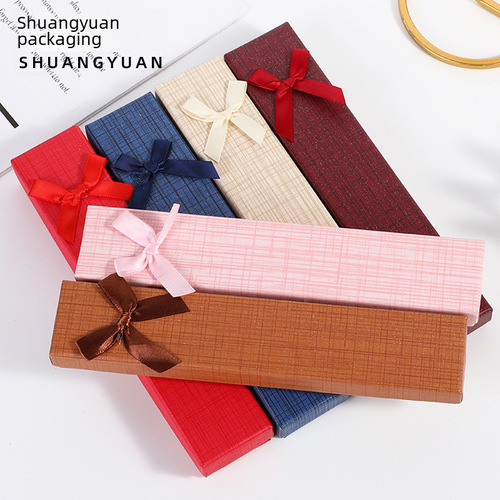 Jewelry packaging box hairpin butterfly knot accessory box wholesale necklace watch jewelry packaging box