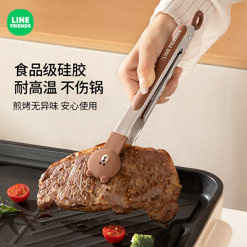 シリカゲルの食べ物は台所のステンレスの食品を挟んで韓国式の焼肉を挟んで料理を分けます。|undefined