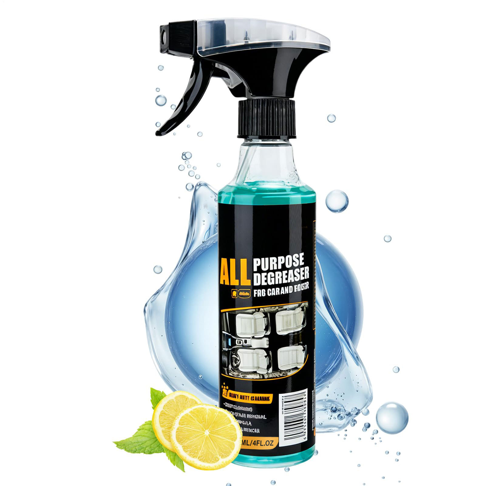 Multi Purpose Lemon Scent Spray Multi-Purpose Car Interior Cleaning Spray