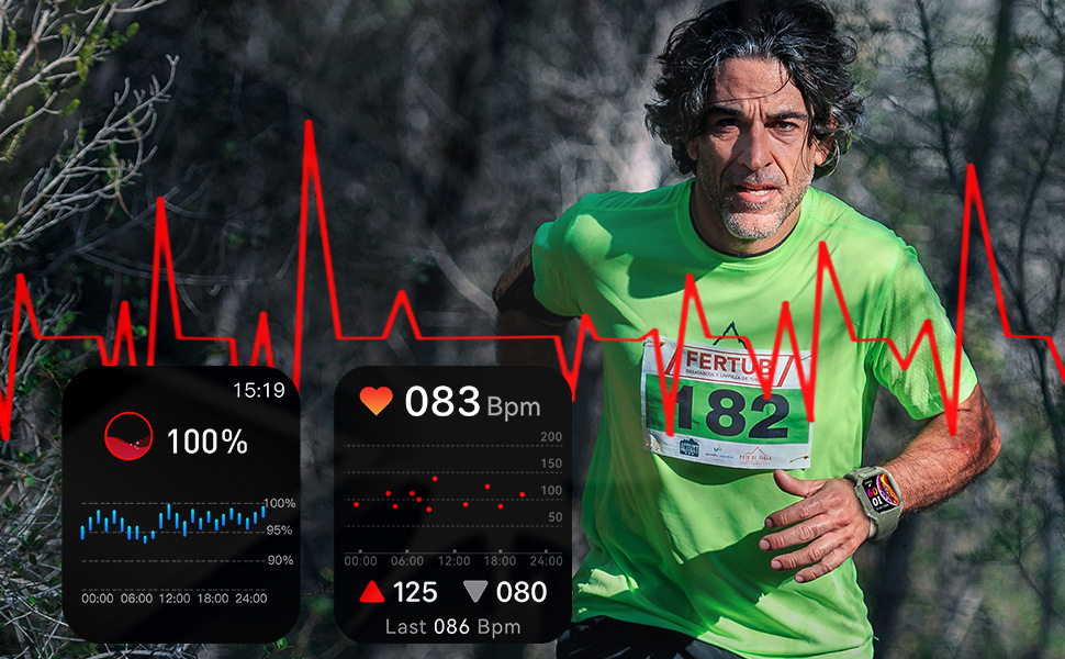 Montre connectée c20pro grand écran bluetooth sport cardio_voghion.com