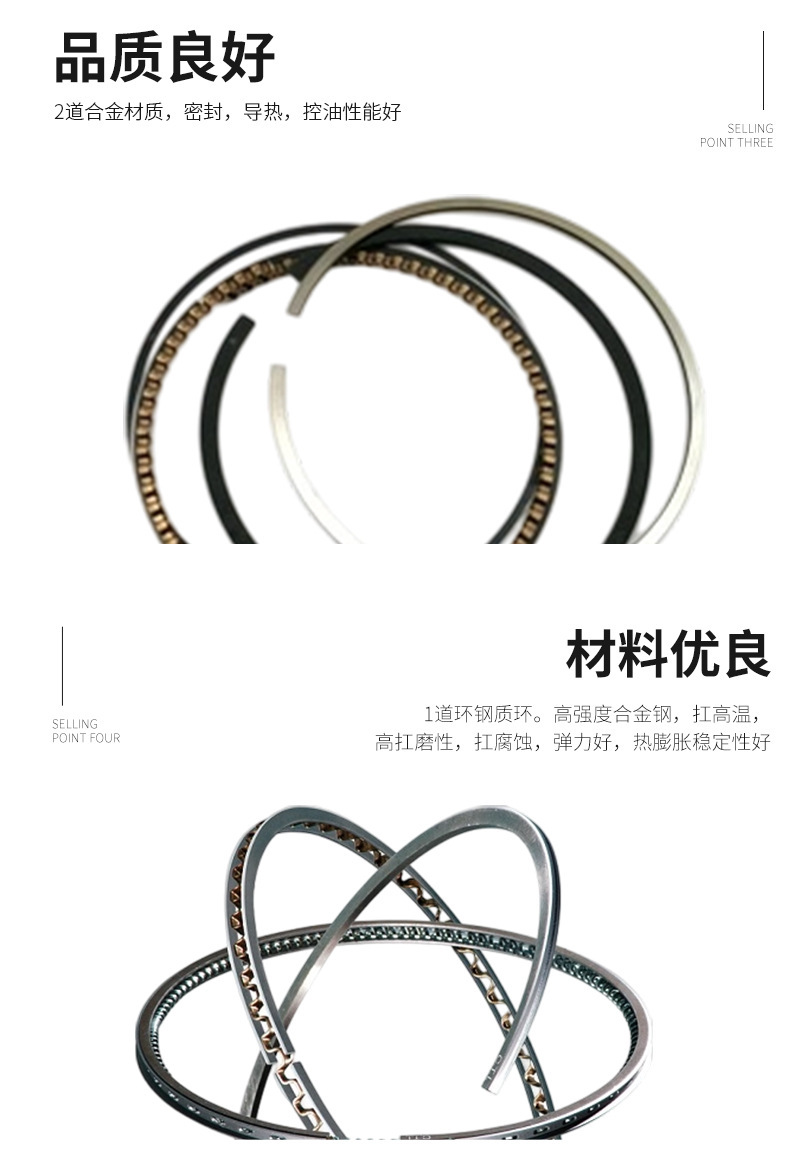 Vq23, Vq25 Teana 2.3, Teana 2.5, Car Piston Rings 12033-Al501, 12033-Eg201
