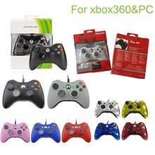 跨境xbox360有线游戏手柄兼容主机USB双震动手柄PC/安卓/PS3多合
