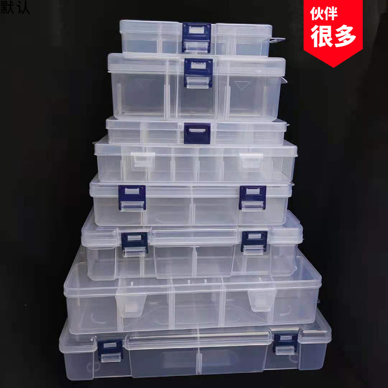 101524368 Grids Detachable Transparent Plastic Storage Box Beaded Fishing Gear Digital Components Jewelry Packaging Box 101524368 Grids Detachable Transparent Plastic Storage Box Beaded Fishing Gear Digital Components Jewelry Packaging Box