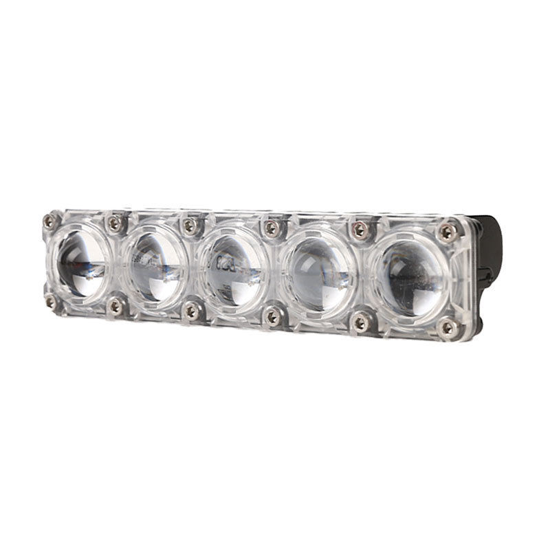 Transfronterizos LED motocicleta cinco ojos faro de luz alta y baja faro exterior vehículo eléctrico transformado faro de motocicleta