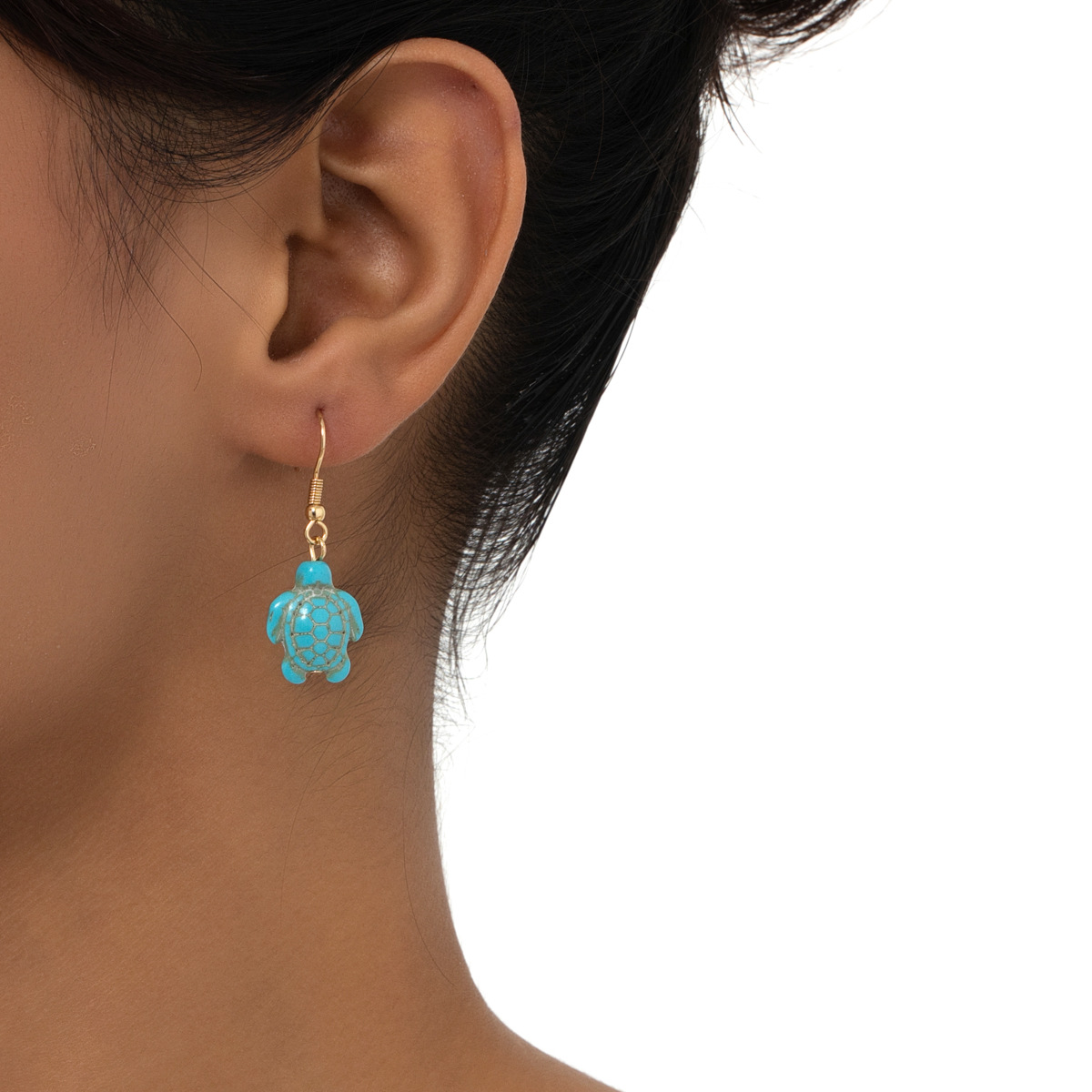 Summer marine beach cute pendant, fashionable earrings, boho style