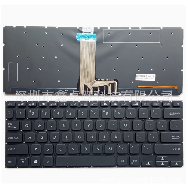 Suitable for Asus Vivobook 14 X1400E X1400Ea-Ep X409 Keyboard 13N1-Cka0701