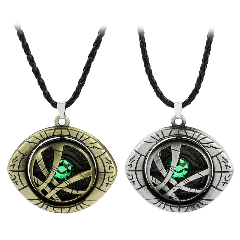 European and American Doctor Strange Argo Motorcycle Eye Necklace Amazon Explosions Marvel Peripheral Alloy Necklace Wholesale European and American Doctor Strange Argo Motorcycle Eye Necklace Amazon Explosions Marvel Peripheral Alloy Necklace Wholesale