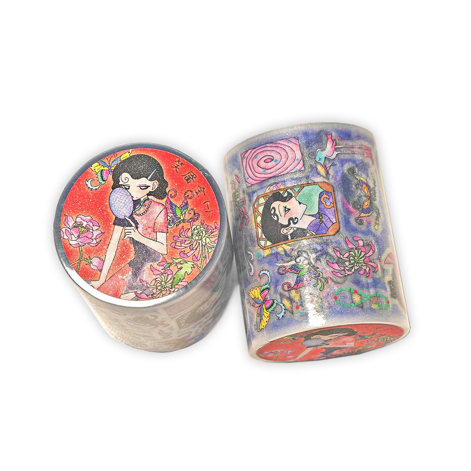 Cinta AGugu, película flotante, papel sintético y papel, material decorativo, cinta de película de corte de arena intermitente