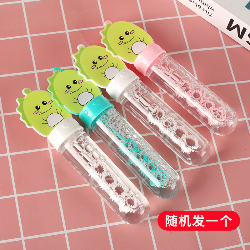 Barras de burbujas para niños pequeños juguetes de burbujas al aire libre regalos festivos de bodas parques empujar mercado nocturno mayorista