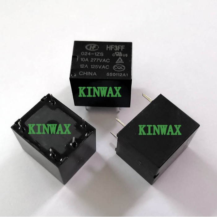 HF3FF/006-1ZS一组转换5脚10A277VAC继电器HF3FF T73
