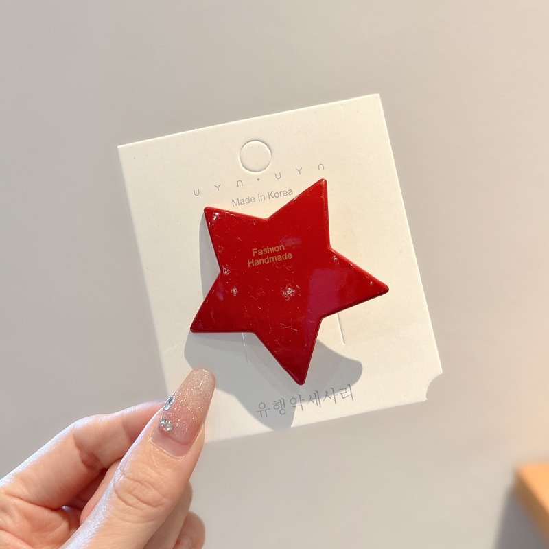 Horquilla de metal de alta calidad para otoño e invierno clip para flequillo en la frente femenina