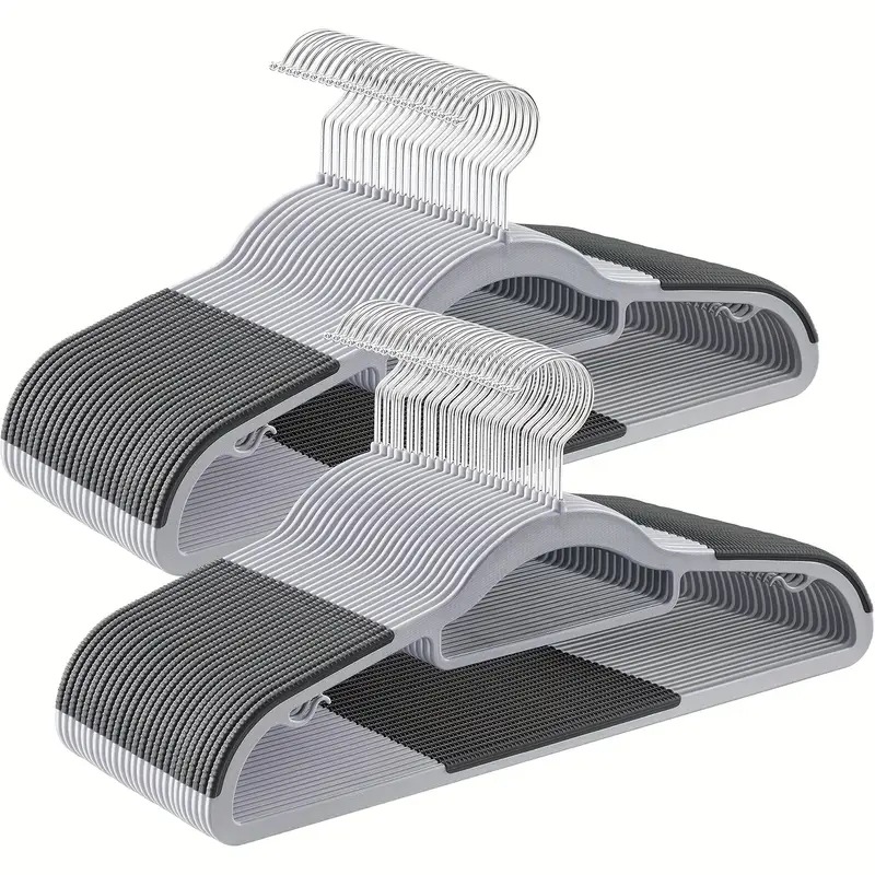 wet and dry dual-position hanger cross-border non-slip clothes hanging thickened traceless cloth rack organize and storage plastic cloth rack