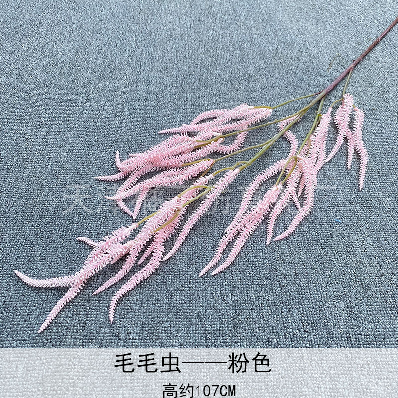 Flores de boda de alta calidad de flores de madera verde de bambú y lirio de pino masson de alta calidad