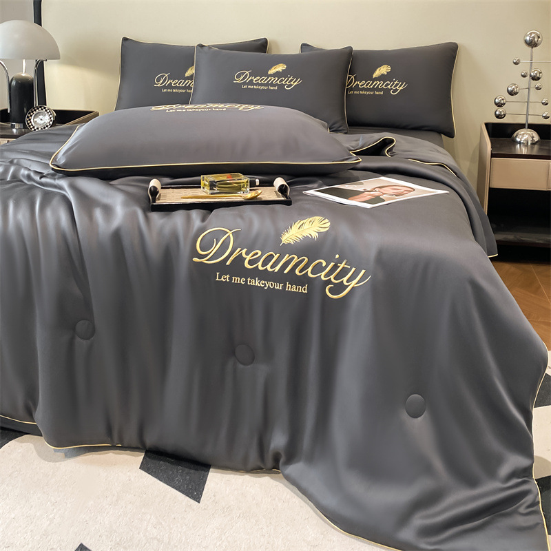 Qingyu-Advanced Grey [Class A Black Technology Cool Ice Silky Smooth Naked Sleeping]
