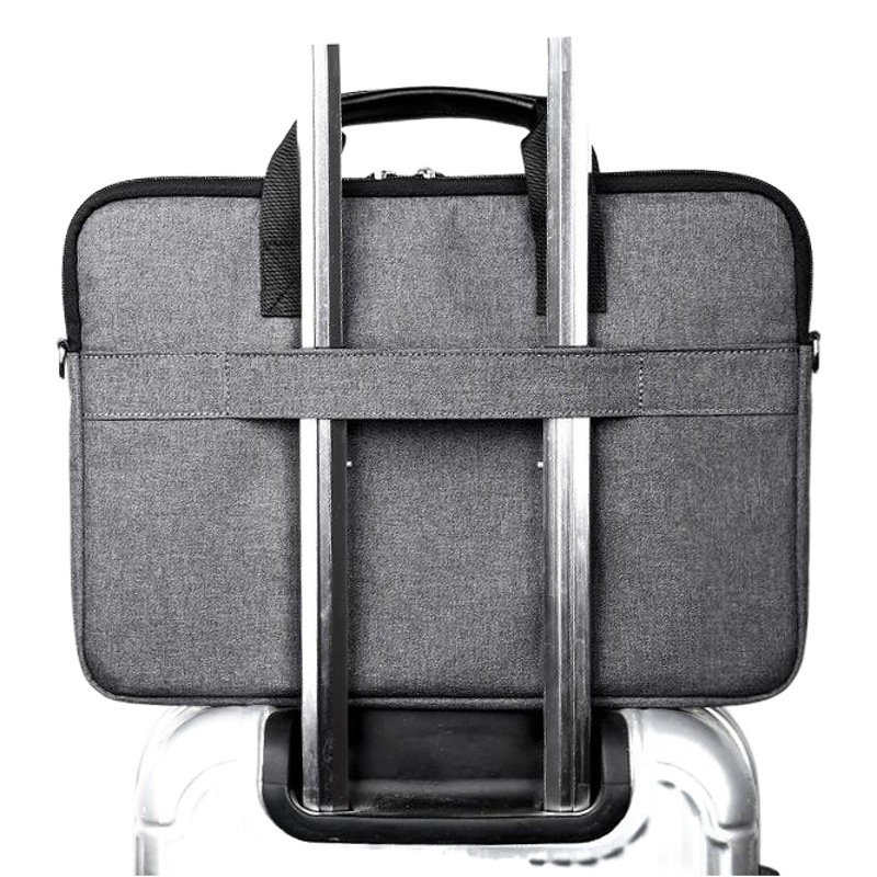 Briefcase business lightweight simple handbag crossbody thin 17.3-inch notebook bag shoulder shockproof computer bag
