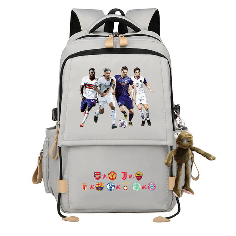 2024 Liga de Campeones Copa del Mundo de fútbol Mochila Real Madrid KakaCroba Messi Chelsea Manchester United estudiantes