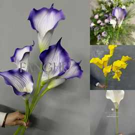 EV手感马蹄莲 家居酒店餐桌花束装饰婚庆婚礼堂插花拍照道具假花