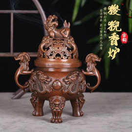 厂家批发黄铜制作香熏炉 盘香 檀香炉 铜香炉 创意家居办公铜摆件