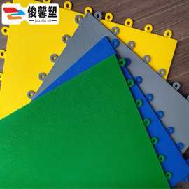 PVC重载工业地板抗压绝缘塑料地垫车间仓库快修车间拼接锁扣地板
