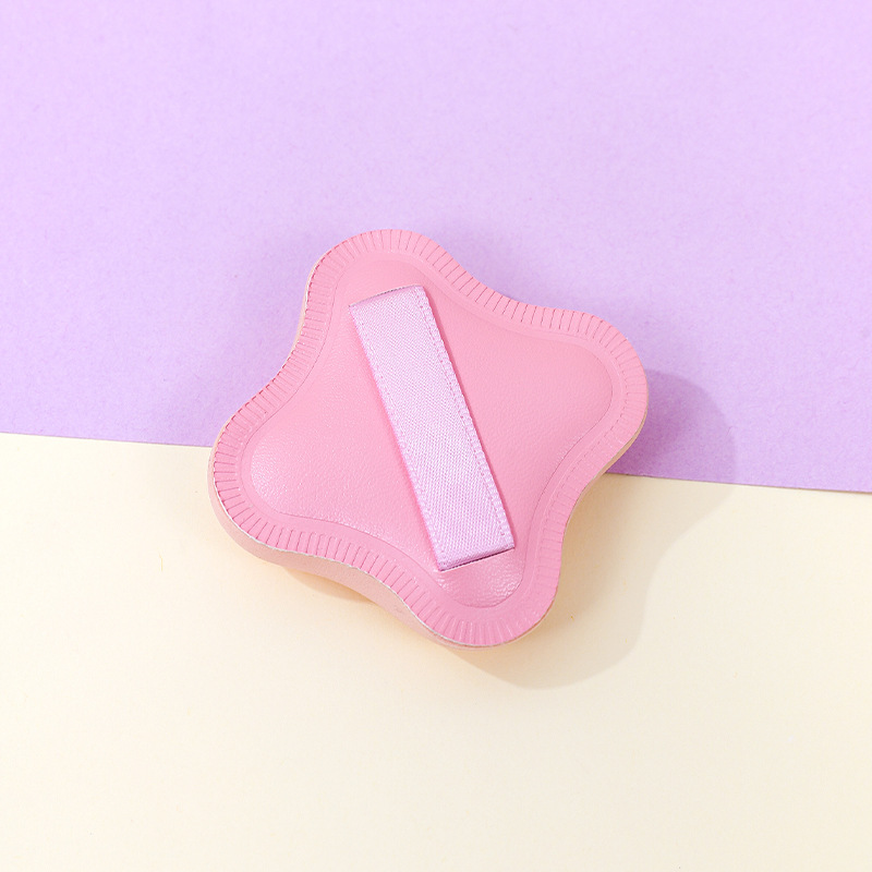 Puff de algodón de azúcar de trébol de cuatro hojas personalizado de fábrica súper suave y grueso esponja de maquillaje sin látex cojín de aire huevo de belleza al por mayor