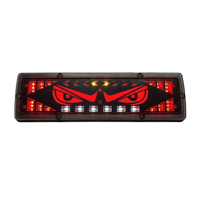 Cross-Border Supply of 24V Truck Devil Eye Tail Lights, Electronic Rear Lights, Turn Signal Lights, Brake Lights, and Signal Lights for Trucks (Brake light) - 131-131-one