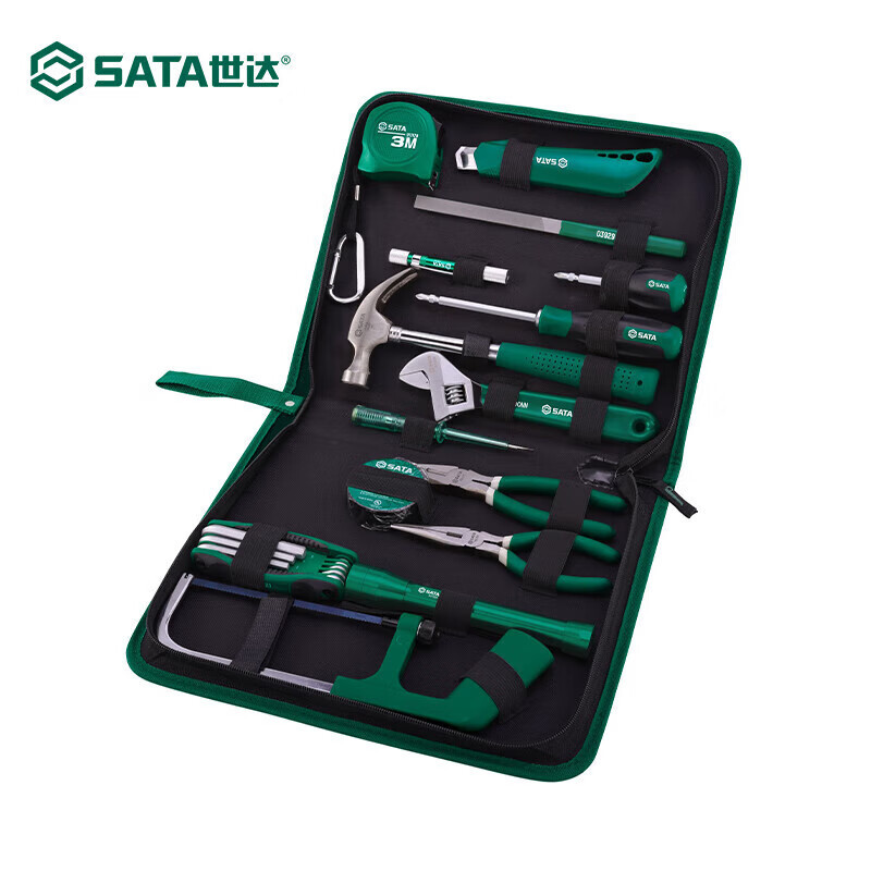 SATA 06002A Kit de mantenimiento básico de 17 piezas