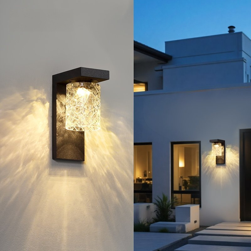 Outdoor Wall Lamp Villa Courtyard Garden Yard Outdoor Waterproof Door Pillar Balcony Corridor Aisle Solar Exterior Wall Light Outdoor Wall Lamp Villa Courtyard Garden Yard Outdoor Waterproof Door Pillar Balcony Corridor Aisle Solar Exterior Wall Light