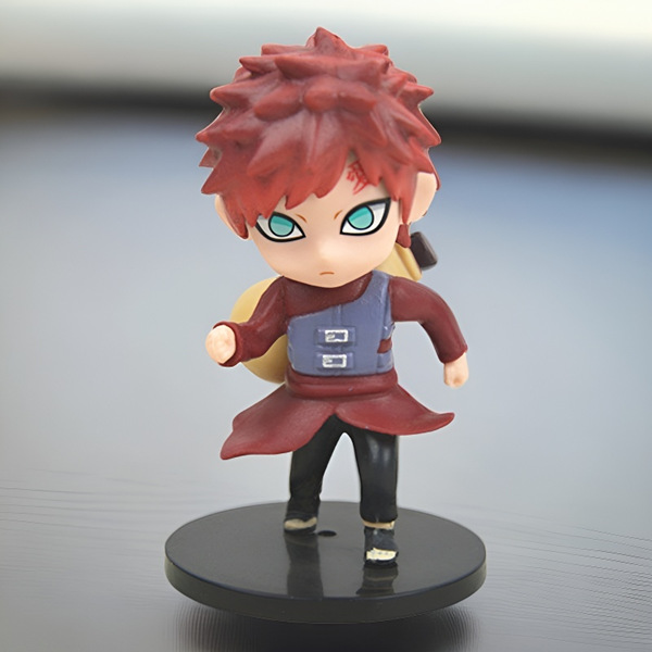 Naruto Handmade Xiao organiza muñecas de dibujos animados con tierra, modelos de juguetes, niños, estudiantes de anime de escritorio