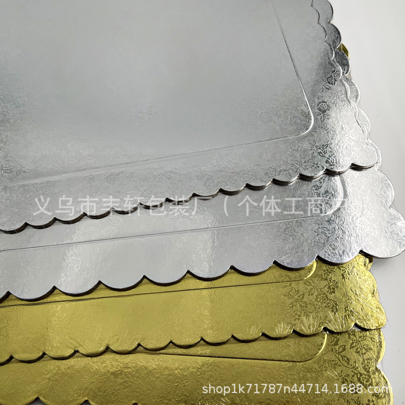 Amazon de alta calidad de la base de pastel de grado alimenticio 8 pulgadas 10 pulgadas 12 pulgadas pastel West Point papel queso pastel esterilla