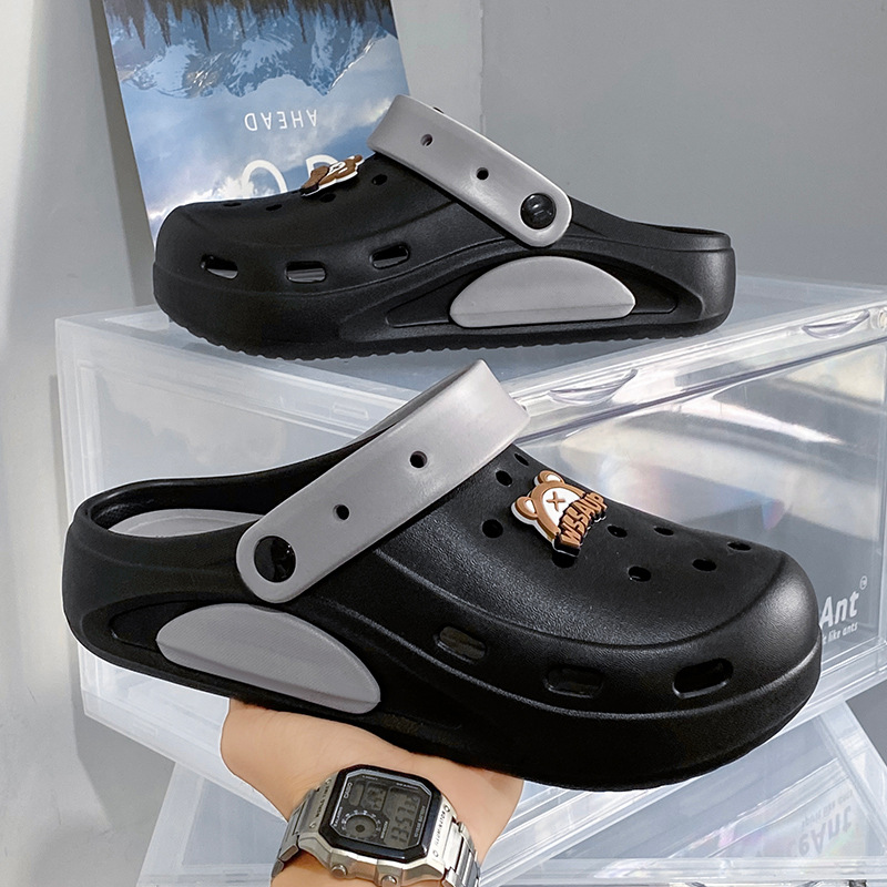Nuevos zapatos de dibujos animados transfronterizos zapatos agujeros de botón zapatos decoración DIY jardín zapatos accesorios joyas al por mayor