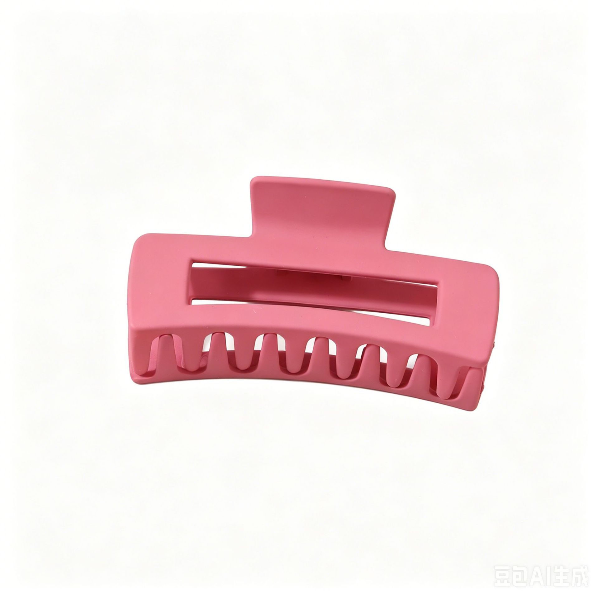 Cross-border large grip matte hair clip women bun clip square hair barrette back of head hair accessory shark clip wholesale