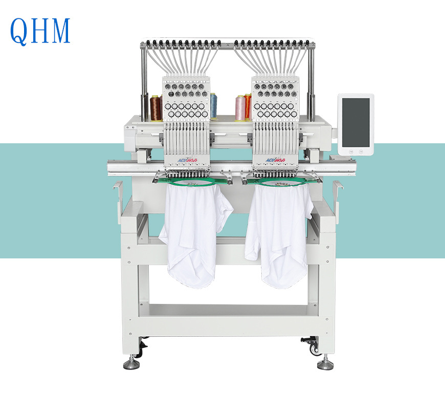 全自动多功能双头绣花机 帽绣机 成衣绣 全自动电脑绣花机