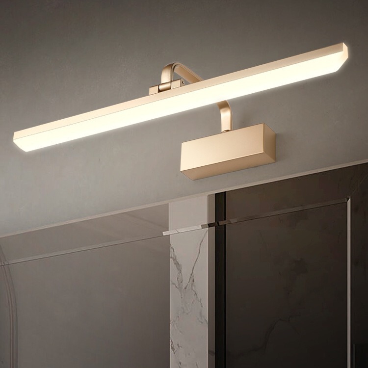 Mirror Front Light Bathroom Led Hole-free Bathroom Simple Nordic Light Luxury Mirror Cabinet Wall Lamp Dressing Table Mirror Lamp Mirror Front Light Bathroom Led Hole-free Bathroom Simple Nordic Light Luxury Mirror Cabinet Wall Lamp Dressing Table Mirror Lamp