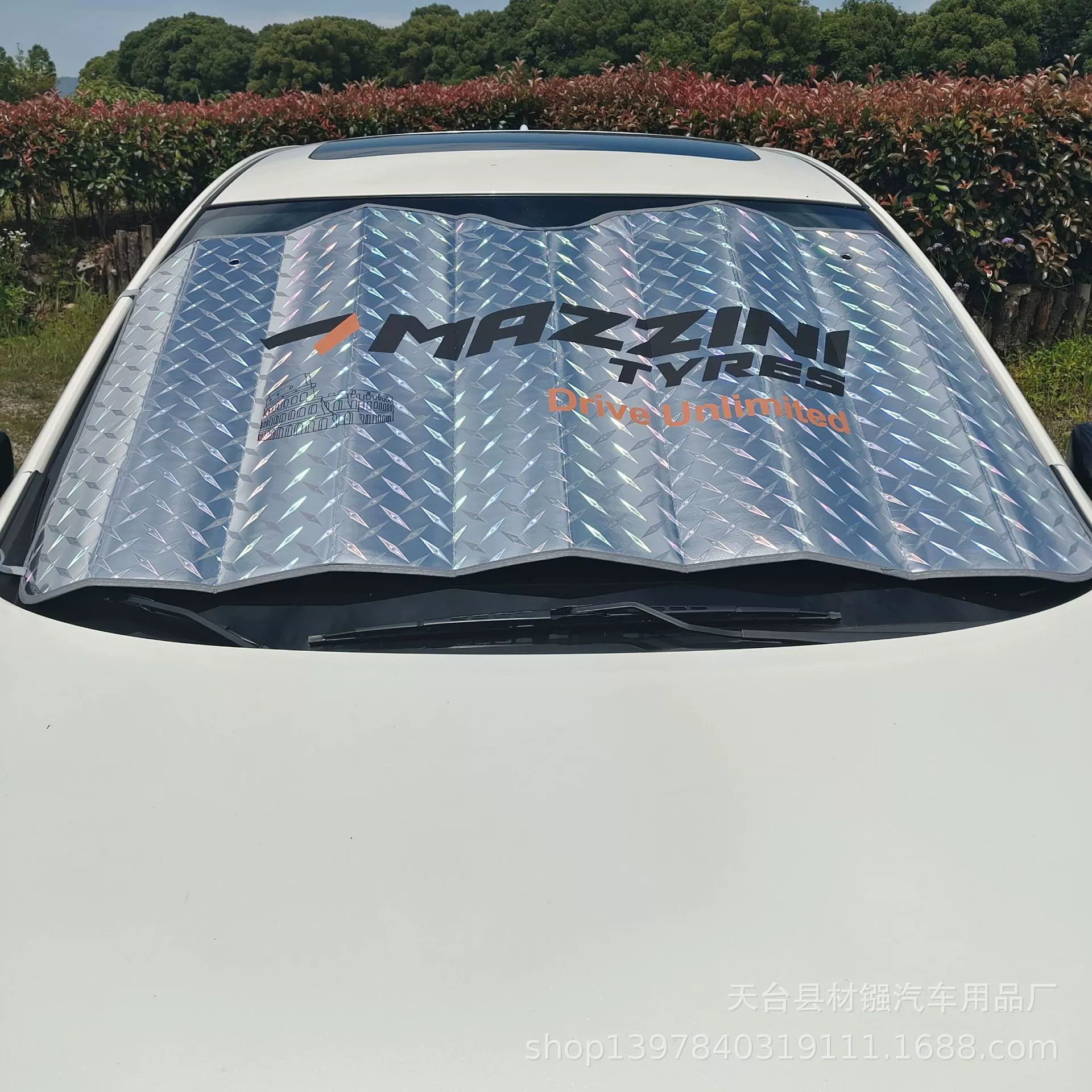 Лазерный солнцезащитный козырек с покрытием из алюминиевой пленки