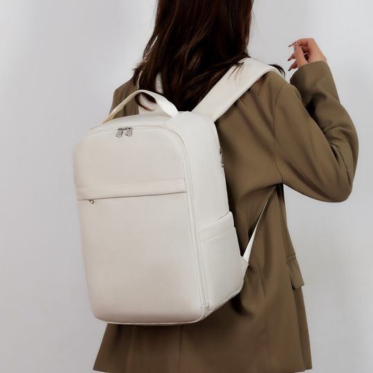 New Business Backpack Computer Bag Short-distance Travel Colorful Travel Bag New Simple Solid Color Large Capacity Backpack