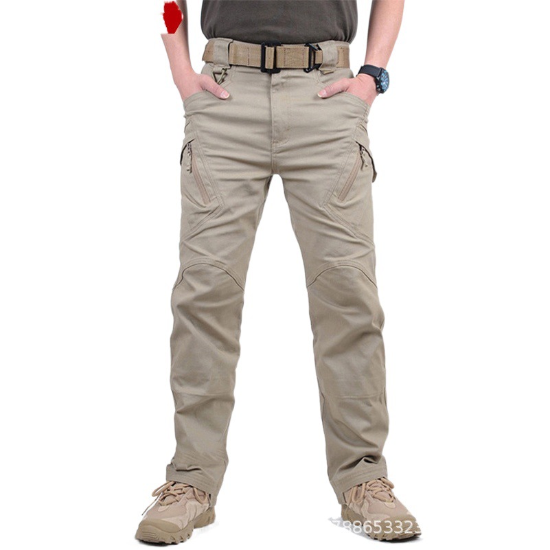 Al Aire Libre multi-Bolsillo de viaje al por mayor pantalones resistentes al desgaste X9 suelta impermeable pesca alpinismo pantalones de los hombres