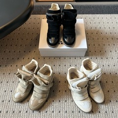 小众莎贝2025年秋冬新款隐性内增高百搭魔术贴高帮平底运动休闲鞋