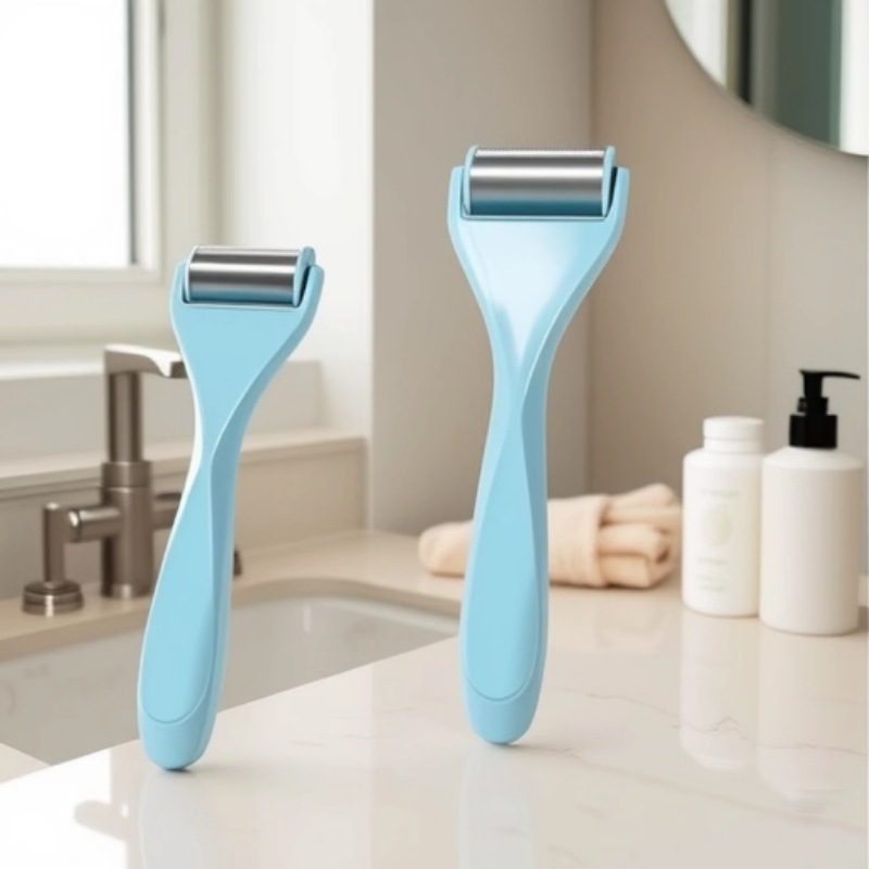 Aleación de masaje 3D rodillo de hielo rodillo de masaje de belleza facial herramientas de rodillo precio al por mayor