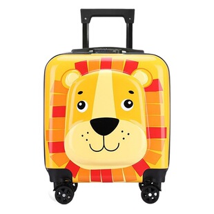 18 inch children's luggage wholesale large capacity universal wheel trolley case cartoon animal suitcase can be printed in stock