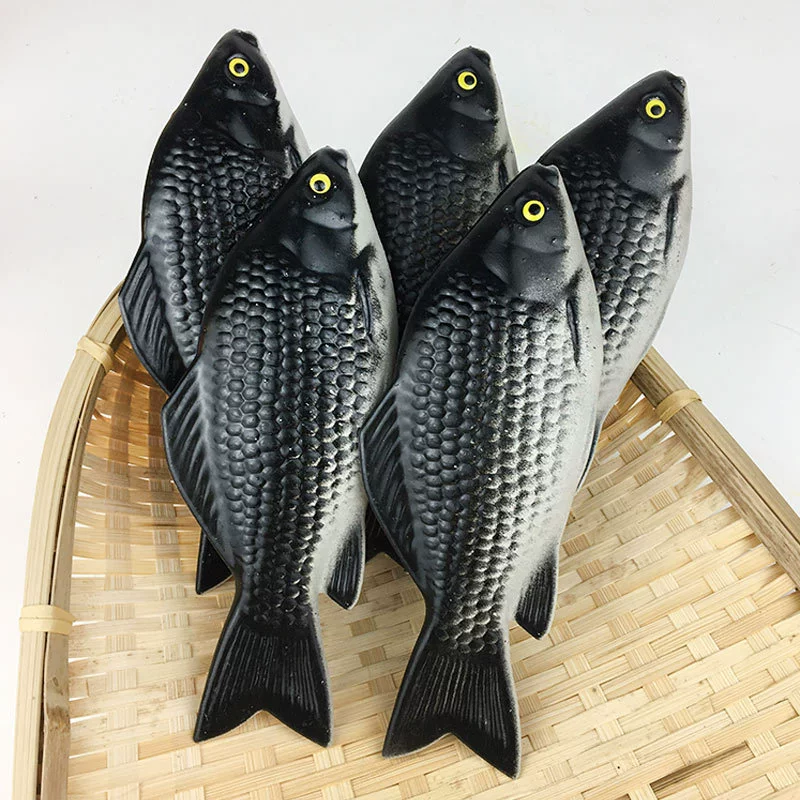 Реалистичная пластиковая мини-фигура carp, реквизит для фотографии, красно-черный, варианты оптовой продажи