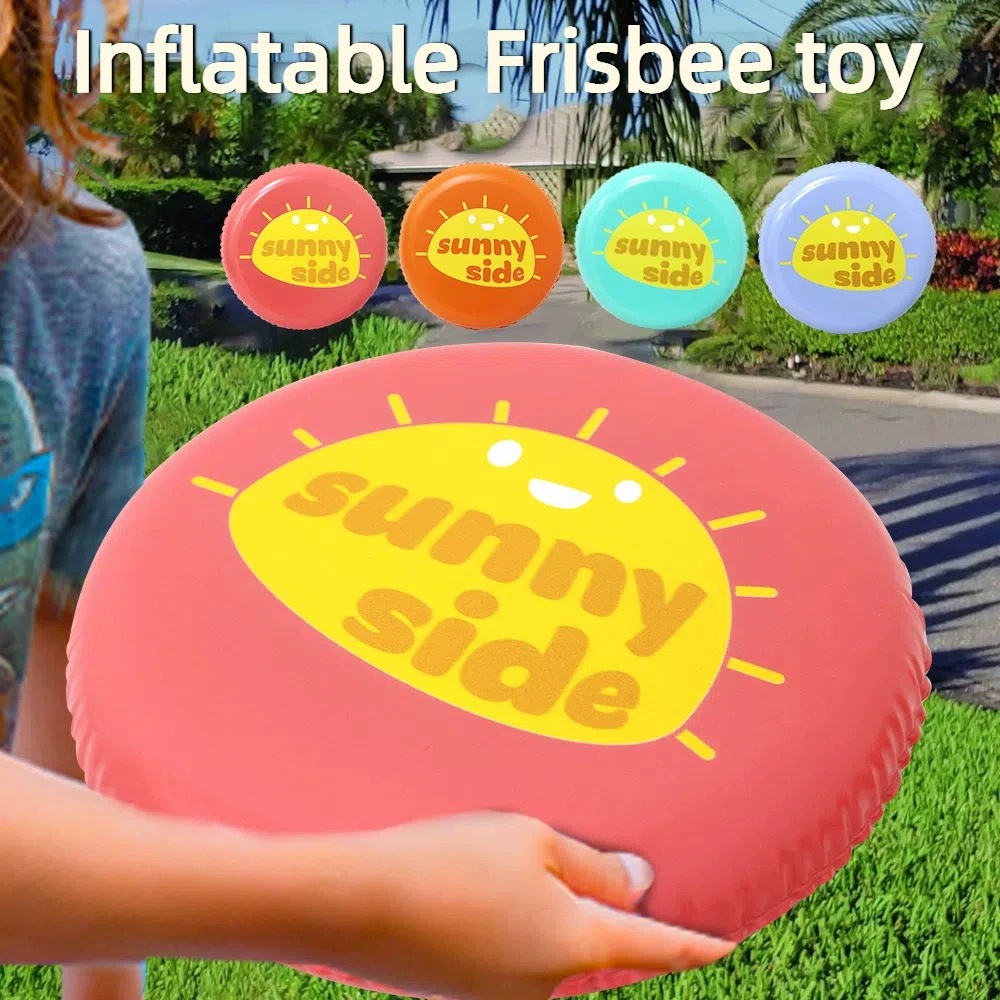Готовый к продаже новый надувной фрисби с логотипом бренда, двойной водный фрисби, игрушка для улицы и газона, кросс-граничная игрушка.