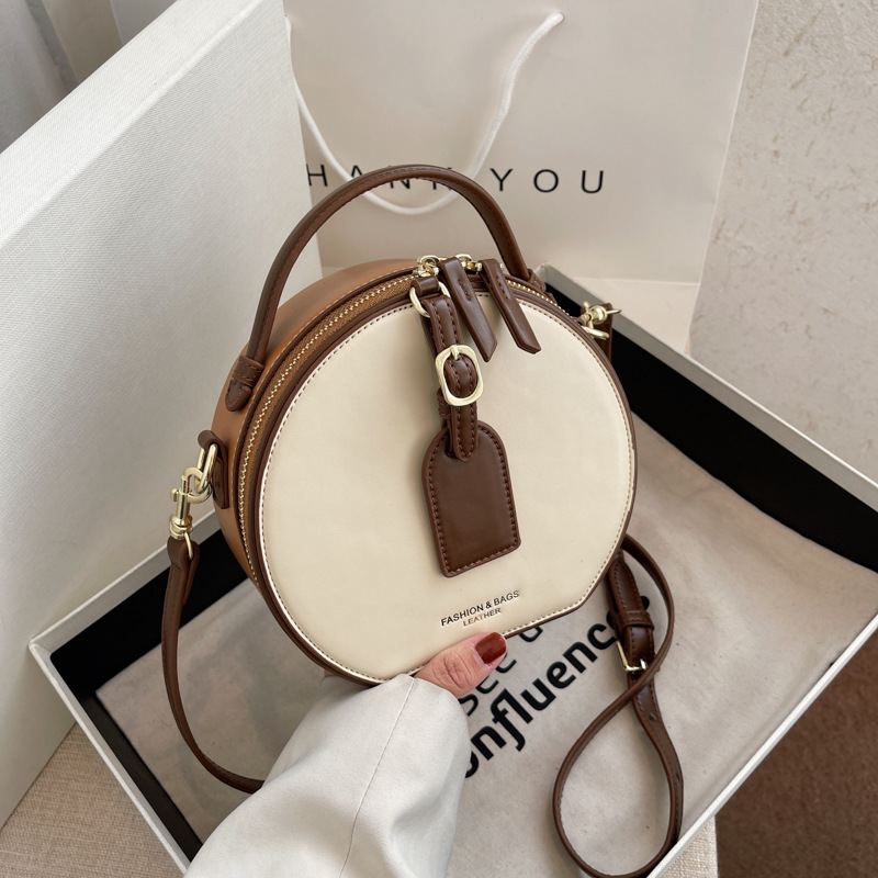 Messenger Small Round Bag Women Retro Handbag Shoulder Bag