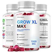 现货TK亚马逊热销爆品男性软糖GROW XL MAX Gummies源厂家支持OEM